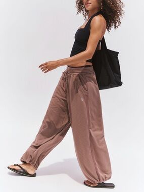 Free People Movement Sweat Equity Pants - Size XS - NWT - Mystic Mauve